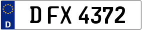 Truck License Plate